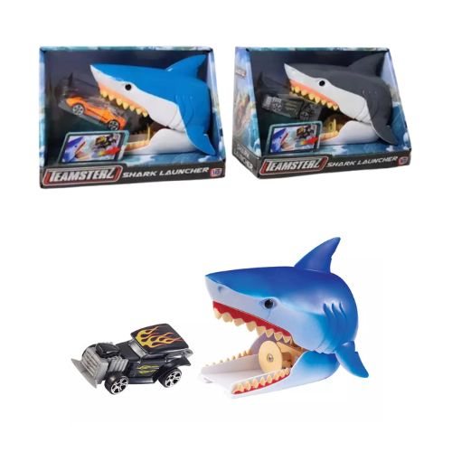 TEAMSTERZ Squalo Mangia-Lancia Auto In Box (x cm) 2ass…x12